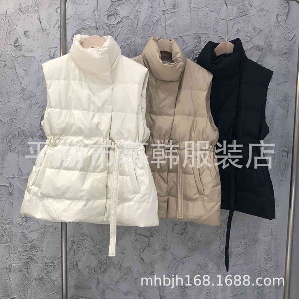 white duck down women's 2021 autumn winter korean loose net infrared wear versatile stand collar vt coat, Black;white
white duck down women's 2021 autumn winter korean loose net infrared wear versatile stand collar vt coat, Black;white