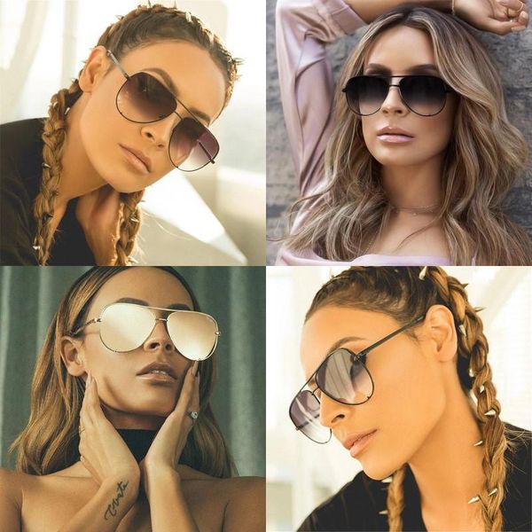 sunglasses fashion brand designer vintage women men oversized luxury cool mirror retro coating sun glasses for female, White;black
sunglasses fashion brand designer vintage women men oversized luxury cool mirror retro coating sun glasses for female, White;black