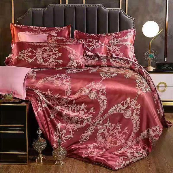 bedding sets 3pcs luxury set satin jacquard duvet cover quilt pillowcase twin size home textile
bedding sets 3pcs luxury set satin jacquard duvet cover quilt pillowcase twin size home textile