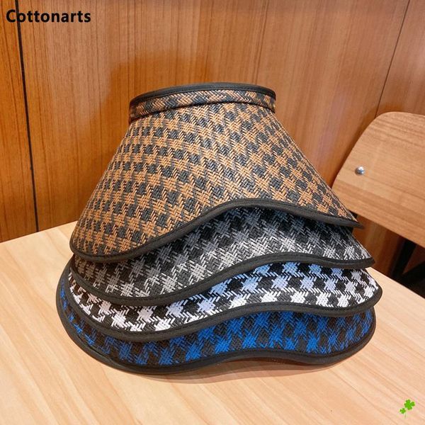 wide brim hats lady houndstooth empty beach hat outdoor travel visor sun fashion handmade straw summer for women, Blue;gray
wide brim hats lady houndstooth empty beach hat outdoor travel visor sun fashion handmade straw summer for women, Blue;gray