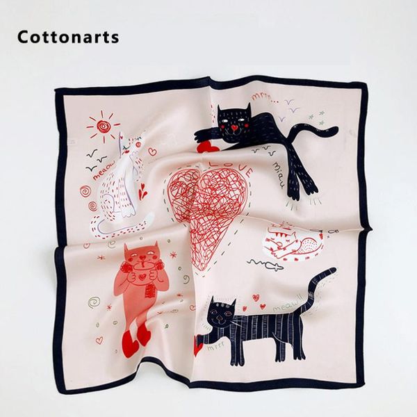 scarves 53*53cm women's cat scarf office lady silk neck 100% mulberry small stewardess headband squar, Blue;gray
scarves 53*53cm women's cat scarf office lady silk neck 100% mulberry small stewardess headband squar, Blue;gray
