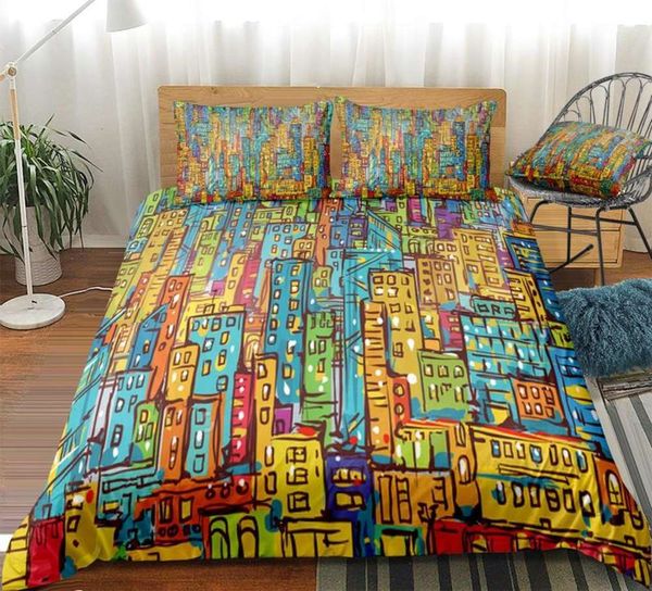 cityscape duvet cover set landscape bedding set hand drawn city scenery bed linen beds set home textile microfiber bedcloth
cityscape duvet cover set landscape bedding set hand drawn city scenery bed linen beds set home textile microfiber bedcloth