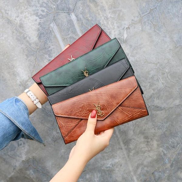 wallets three fold long wallet women leather coin purse soft skin hasp clutch female money bag hand holder, Red;black
wallets three fold long wallet women leather coin purse soft skin hasp clutch female money bag hand holder, Red;black