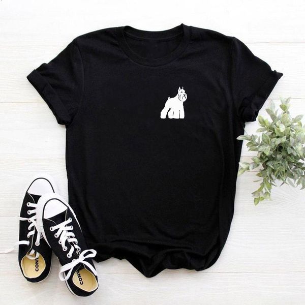 funny cute schnauzer print cotton t shirts for women dog lovers girlfriend graphic tees summer casual female, White
funny cute schnauzer print cotton t shirts for women dog lovers girlfriend graphic tees summer casual female, White