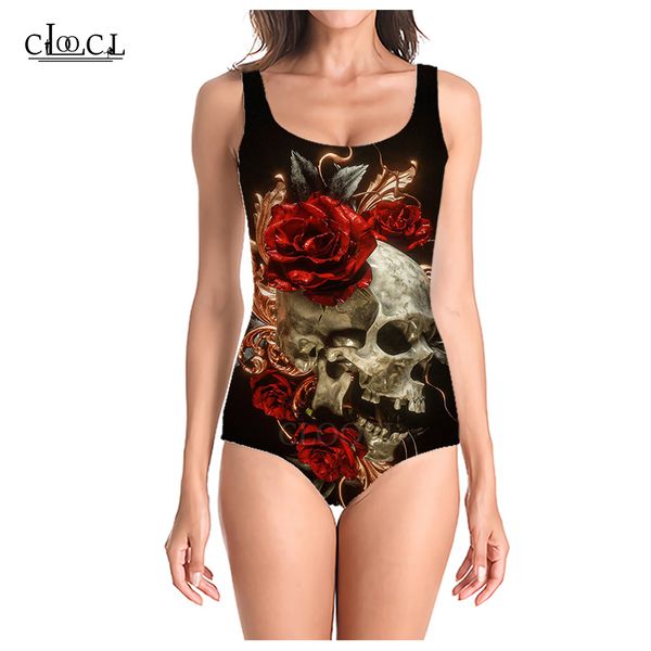 cloocl 2021 popular skull style 3d print summer sleeveless women swimsuit fashion casual swimsuits beach one piece swimwear, White;black
cloocl 2021 popular skull style 3d print summer sleeveless women swimsuit fashion casual swimsuits beach one piece swimwear, White;black
