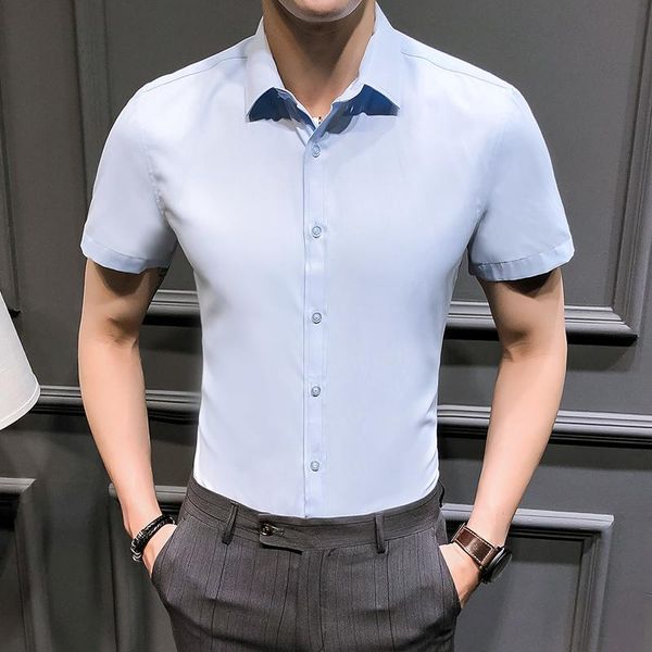 2021 mens summer shirts mens business casual slim short sleeve shirts cotton comfortable solid dress office brand -5xl, White;black
2021 mens summer shirts mens business casual slim short sleeve shirts cotton comfortable solid dress office brand -5xl, White;black
