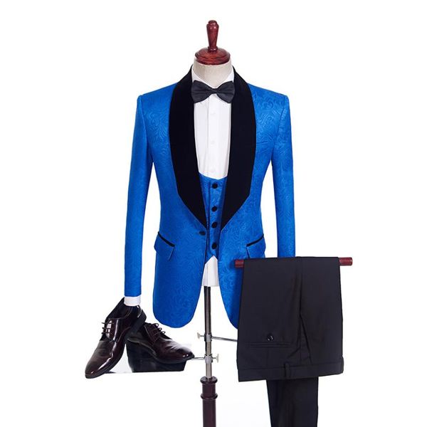 men's suits & blazers red/blue printed man shawl lapel groom tuxedos 3 psc groomsman suit wedding tailor blazer, White;black
men's suits & blazers red/blue printed man shawl lapel groom tuxedos 3 psc groomsman suit wedding tailor blazer, White;black