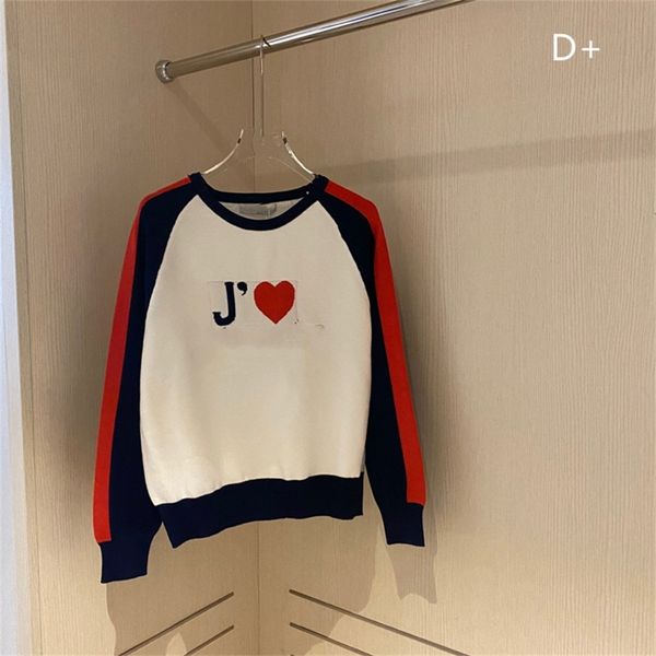 early autumn new fashion love letter round neck sweater women's fresh and sweet aging long sleeved category clothing outlet, White;black
early autumn new fashion love letter round neck sweater women's fresh and sweet aging long sleeved category clothing outlet, White;black