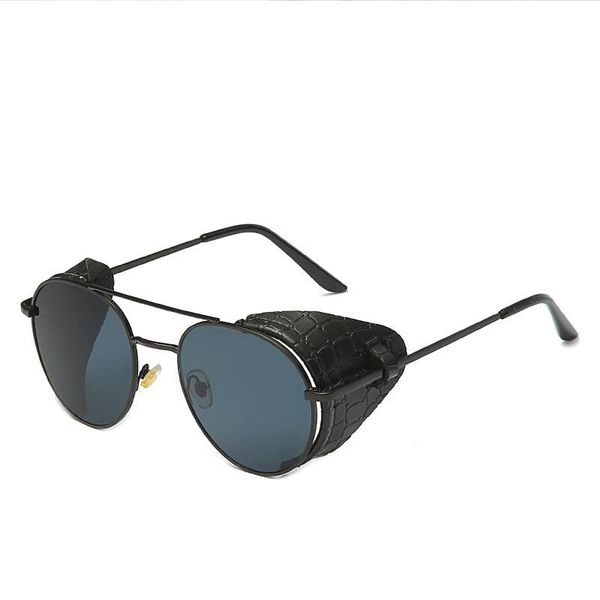 sunglasses women's oversized steampunk irregularity leather alloy polarized sun glasses men lunette de soleil femme wholesales, White;black
sunglasses women's oversized steampunk irregularity leather alloy polarized sun glasses men lunette de soleil femme wholesales, White;black