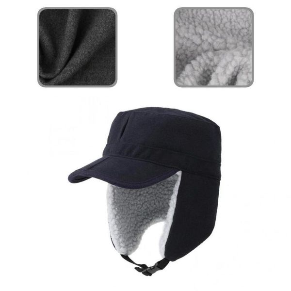 wide brim hats winter accessories solid color casual cold-proof ear flap beanie for cold weather lamb woolen hat cap, Blue;gray
wide brim hats winter accessories solid color casual cold-proof ear flap beanie for cold weather lamb woolen hat cap, Blue;gray