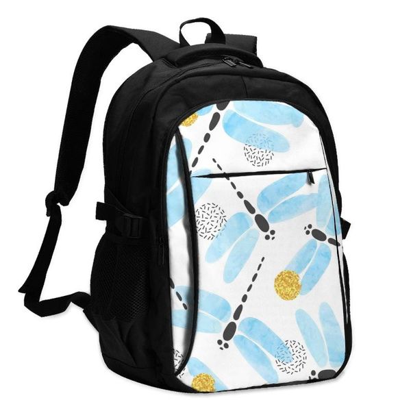 backpack usb boys cycling sports travel versatile fashion blue watercolor dragonfly student school
backpack usb boys cycling sports travel versatile fashion blue watercolor dragonfly student school