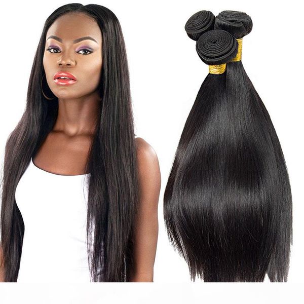 4 bundles straight hair weaves brazilian human virgin hair extensions kinky straight unprocessed brazilian straight hair, Black
4 bundles straight hair weaves brazilian human virgin hair extensions kinky straight unprocessed brazilian straight hair, Black