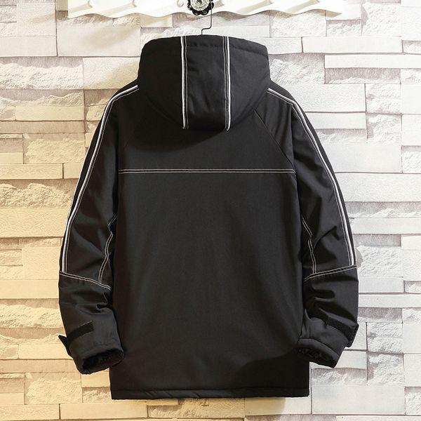 new 2021 winter jacket for fashion warm male parkas with hat men's cotton coat oversize men clothing polyester veg5, Black
new 2021 winter jacket for fashion warm male parkas with hat men's cotton coat oversize men clothing polyester veg5, Black