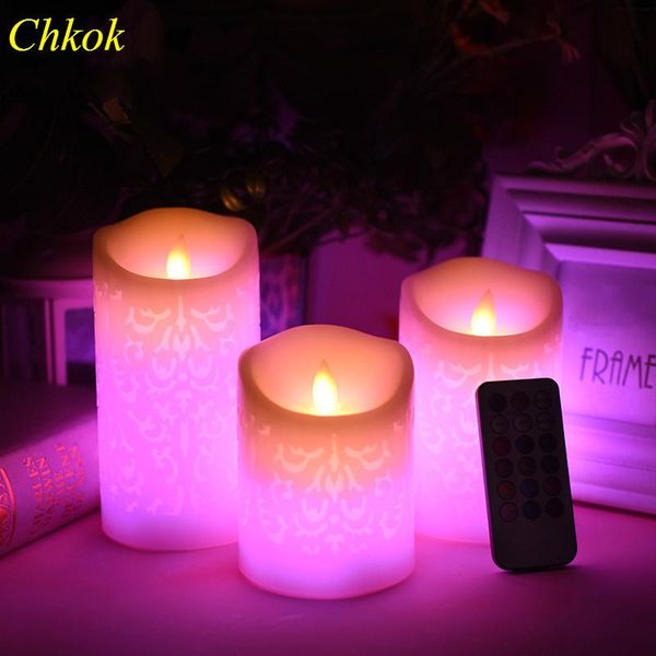 three-piece led candle light flashing battery candle color flame light family party wedding holiday decoration
three-piece led candle light flashing battery candle color flame light family party wedding holiday decoration