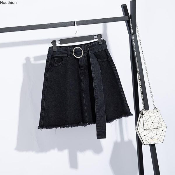 skirts houthion denim short skirt pocket high waist belt women's clothing summer loose plus size casual fashion solid color, Black
skirts houthion denim short skirt pocket high waist belt women's clothing summer loose plus size casual fashion solid color, Black