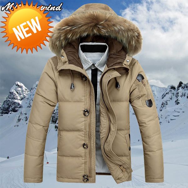 white duck down parkas jacket mens winter thick warm snow parka hombre overcoat windbreaker men hooded, Black
white duck down parkas jacket mens winter thick warm snow parka hombre overcoat windbreaker men hooded, Black
