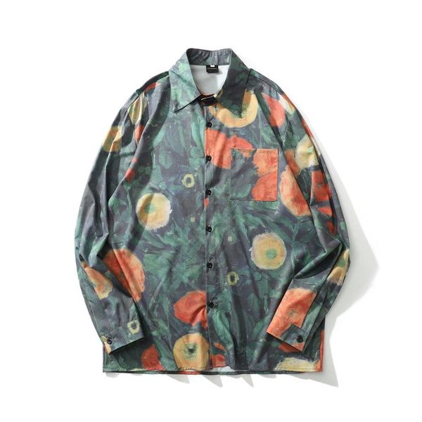 2021 new men's fashion spring autumn clothes painting long sleeves hawaiian beach casual floral shirt for man 6euz, White;black
2021 new men's fashion spring autumn clothes painting long sleeves hawaiian beach casual floral shirt for man 6euz, White;black