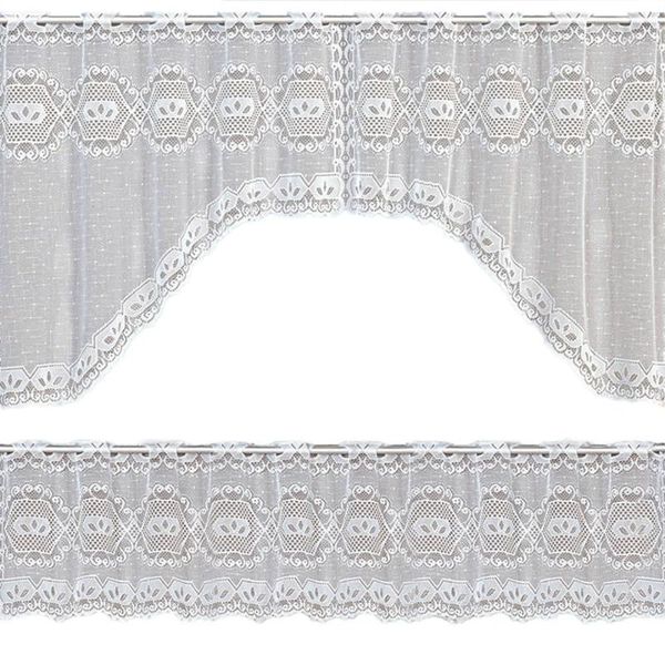 curtain & drapes 2 pcs lace gauze cafe window decoration kitchen living room bedroom home fine woven curtains 
curtain & drapes 2 pcs lace gauze cafe window decoration kitchen living room bedroom home fine woven curtains