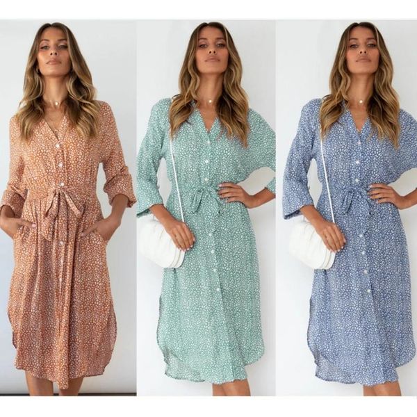casual dresses 2021 spring autumn long sleeve leopard print shirt split dress women boho style holiday vestidos, Black;gray
casual dresses 2021 spring autumn long sleeve leopard print shirt split dress women boho style holiday vestidos, Black;gray