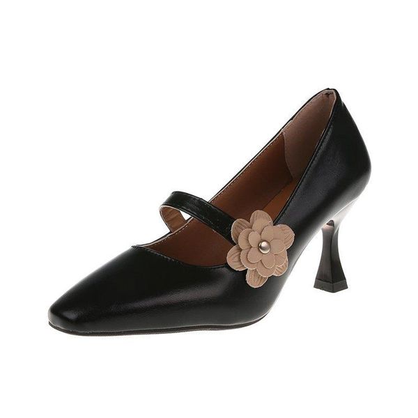 sandals 2021 spring and autumn fashion retro flower high heels shallow mouth stiletto temperament single shoes, Black
sandals 2021 spring and autumn fashion retro flower high heels shallow mouth stiletto temperament single shoes, Black