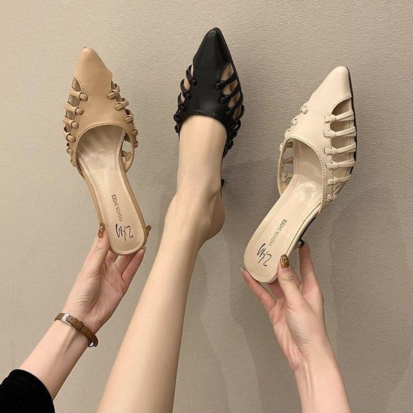 sandals thin heel sides hollow out stilettos women's shoes 2021 vivaia summer fashion comfy rome solid pattern laddies, Black
sandals thin heel sides hollow out stilettos women's shoes 2021 vivaia summer fashion comfy rome solid pattern laddies, Black