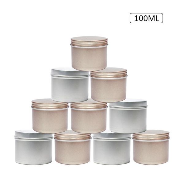 storage bottles & jars 16pcs 100ml gold silver empty tin jar aluminum candle with lid metal cream gift packaging bottle container
storage bottles & jars 16pcs 100ml gold silver empty tin jar aluminum candle with lid metal cream gift packaging bottle container