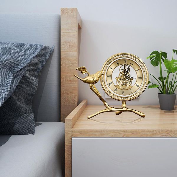 desk & table clocks american living room clock bird copper home retro crafts light luxury creative fashion pure
desk & table clocks american living room clock bird copper home retro crafts light luxury creative fashion pure