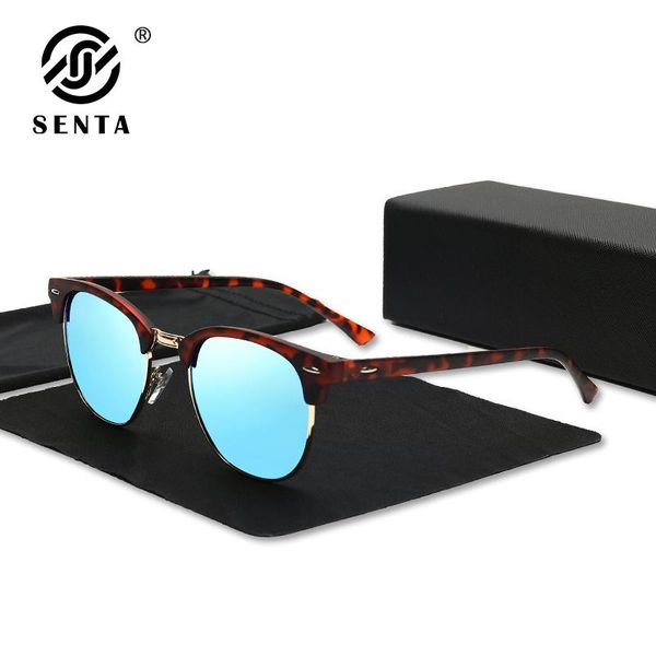 sunglasses senta 2021 fashion polarized goggle mirror lens 6 colors male sun glasses for men eyewear travel outdoor golden frame, White;black
sunglasses senta 2021 fashion polarized goggle mirror lens 6 colors male sun glasses for men eyewear travel outdoor golden frame, White;black