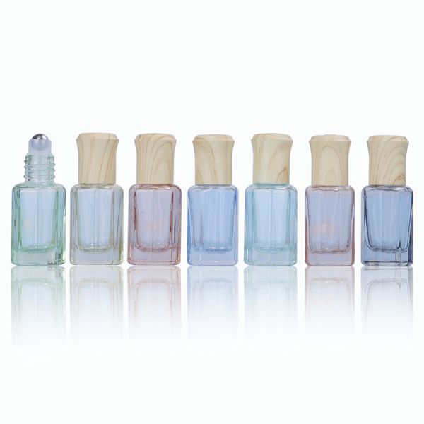 100pcs 3ml 6ml colorful glass roller bottles with stainless steel roller balls wood grain lid perfume roll on bottles lip balms
100pcs 3ml 6ml colorful glass roller bottles with stainless steel roller balls wood grain lid perfume roll on bottles lip balms