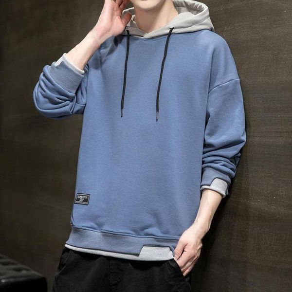 men's sweaters male hoodie elastic cuff autumn all match warm stylish drawstring soft hooded men, White;black
men's sweaters male hoodie elastic cuff autumn all match warm stylish drawstring soft hooded men, White;black