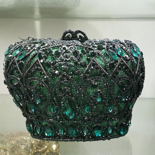 2021 new crown shape green color evening crystal clutch purse rhinestone diamond women's gemstone clutches handbags
2021 new crown shape green color evening crystal clutch purse rhinestone diamond women's gemstone clutches handbags