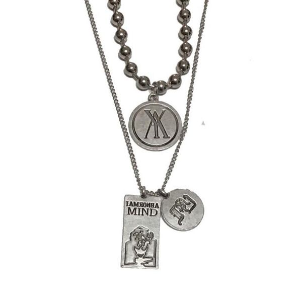 chains retro coin kit pendant round letter punk long chain necklace female ms. men's party jewelry gift, Silver
chains retro coin kit pendant round letter punk long chain necklace female ms. men's party jewelry gift, Silver