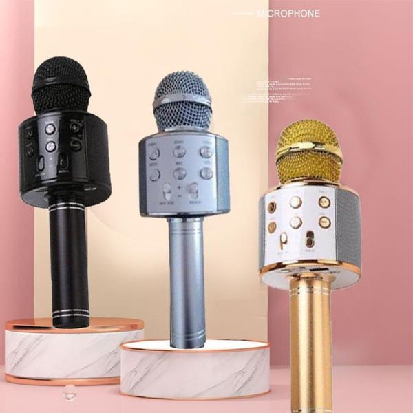 microphones bluetooth-compatible wireless microphone home karaoke speaker handheld music player singing recorder ktv
microphones bluetooth-compatible wireless microphone home karaoke speaker handheld music player singing recorder ktv
