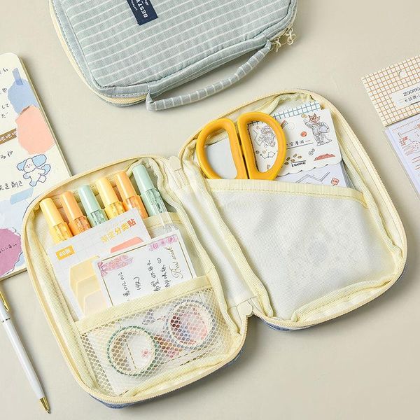 pencil cases large capacity portable pencils simple korean small clear creative multi-function ins multi-storey red student bo
pencil cases large capacity portable pencils simple korean small clear creative multi-function ins multi-storey red student bo