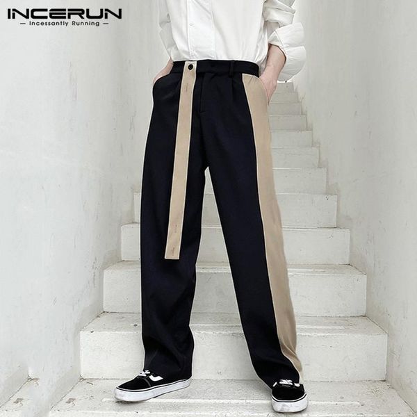 men pants patchwork button streetwear joggers korean straight trousers men 2021 pockets fashion casual pantalon s-5xl incerun, Black
men pants patchwork button streetwear joggers korean straight trousers men 2021 pockets fashion casual pantalon s-5xl incerun, Black