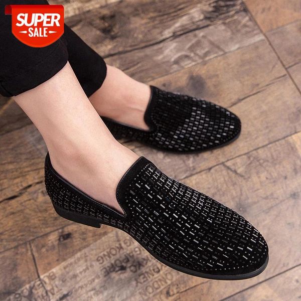 brand black rhinestone men dress shoes velvet crystal luxury moccasins men's loafers office business party flats zapatos hombre #xd29
brand black rhinestone men dress shoes velvet crystal luxury moccasins men's loafers office business party flats zapatos hombre #xd29