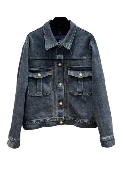milan runway jean jackets 2022 spring lapel neck long sleeve panelled women's designer coats brand same style outerwear 1206-1, Black;brown
milan runway jean jackets 2022 spring lapel neck long sleeve panelled women's designer coats brand same style outerwear 1206-1, Black;brown