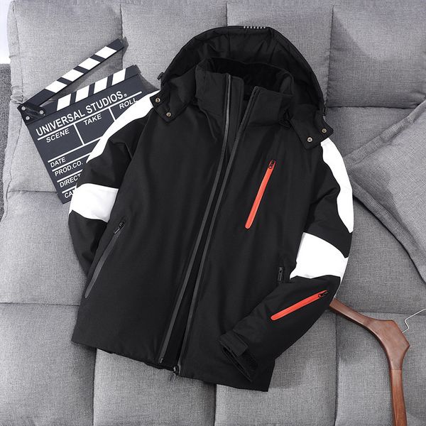 winter warm men jacket coat casual hooded white duck down parka male men's fshion with hood black
winter warm men jacket coat casual hooded white duck down parka male men's fshion with hood black