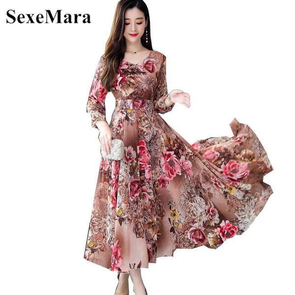 casual dresses long-sleeved chiffon dress 2021 spring autumn women's large size floral fashion temperament waist long female, Black;gray
casual dresses long-sleeved chiffon dress 2021 spring autumn women's large size floral fashion temperament waist long female, Black;gray