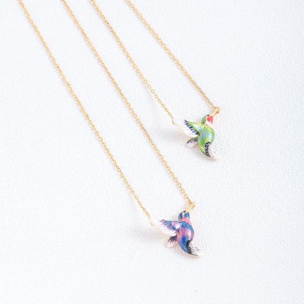 pendant necklaces simple cute three-dimensional hummingbird necklace for women enamel glaze bird neck jewelry accessories, Silver
pendant necklaces simple cute three-dimensional hummingbird necklace for women enamel glaze bird neck jewelry accessories, Silver