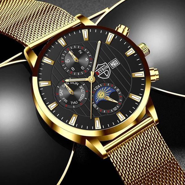 wristwatches reloj hombre luxury mens watches stainless steel mesh belt quartz wristwatch men leather casual luminous clock relogio masculin, Slivery;brown
wristwatches reloj hombre luxury mens watches stainless steel mesh belt quartz wristwatch men leather casual luminous clock relogio masculin, Slivery;brown