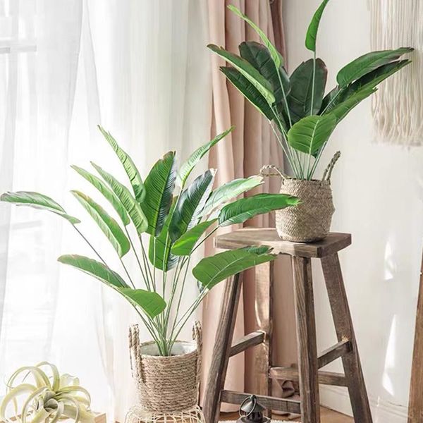 decorative flowers & wreaths 80cm 18 leaves large artificial banana tree fake tropical plants plastic monstera leafs palm for wedding garden
decorative flowers & wreaths 80cm 18 leaves large artificial banana tree fake tropical plants plastic monstera leafs palm for wedding garden