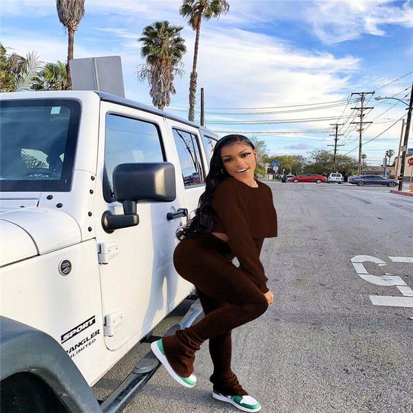 women's two piece pants young party lady fashion o neck long sleeve bro and seyx tight club outfits, White
women's two piece pants young party lady fashion o neck long sleeve bro and seyx tight club outfits, White