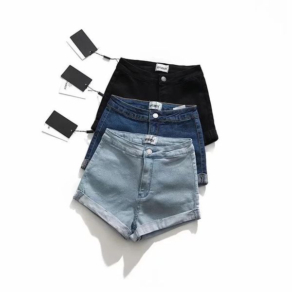 women's jeans donsignet summer fashion short feminino curled super elastic woman high waist ripped pants, Blue
women's jeans donsignet summer fashion short feminino curled super elastic woman high waist ripped pants, Blue
