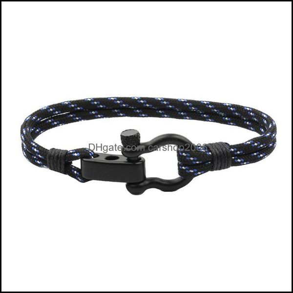 link, bracelets jewelrylink, chain outdoor paracord men black stainless steel shackle rope climbing jewelry heren armband drop delivery 2021
link, bracelets jewelrylink, chain outdoor paracord men black stainless steel shackle rope climbing jewelry heren armband drop delivery 2021