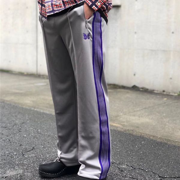 2021 new butterfly embroidery sweatpants 1:1 drawstring joggers awge pants yellow red striped needles trousers 0vyz, Black
2021 new butterfly embroidery sweatpants 1:1 drawstring joggers awge pants yellow red striped needles trousers 0vyz, Black