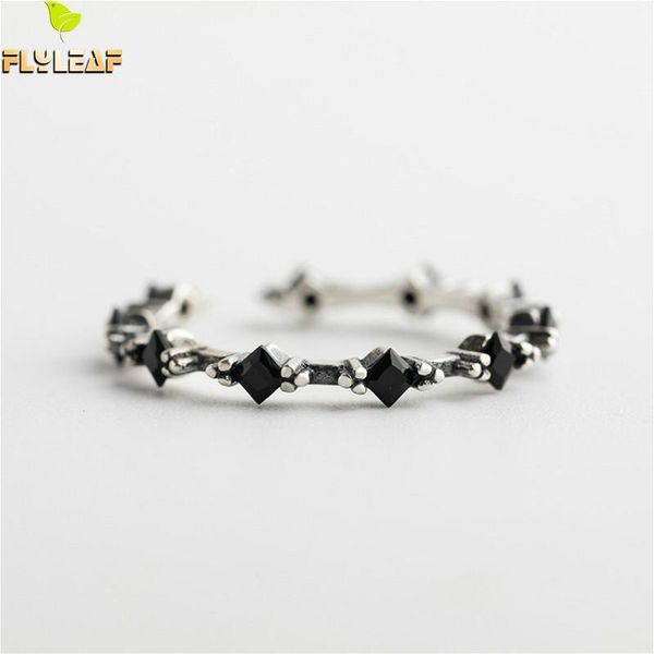 cluster rings flyleaf 925 sterling silver for women square obsidian surround personality fashion fine jewelry simple open ring vintage, Golden;silver
cluster rings flyleaf 925 sterling silver for women square obsidian surround personality fashion fine jewelry simple open ring vintage, Golden;silver