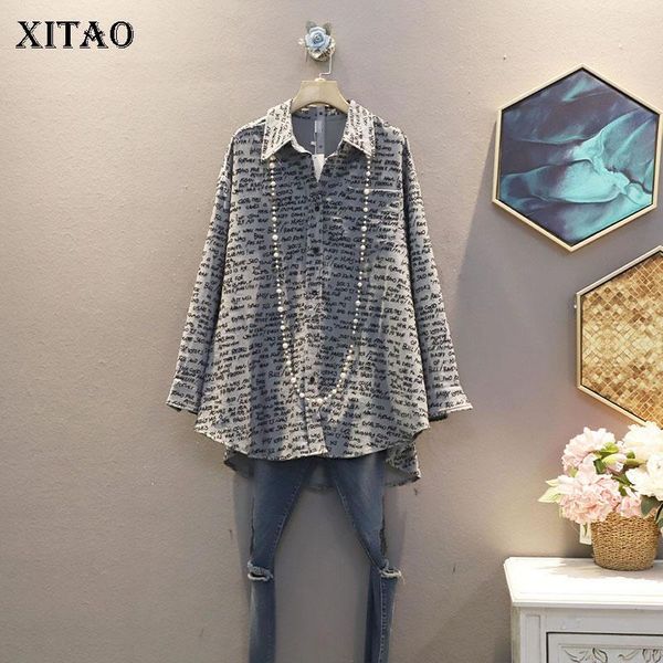 xitao letter print shirt loose casual stand collar women shirt winter the new fashion long sleeve temperament all-match zy3020, White
xitao letter print shirt loose casual stand collar women shirt winter the new fashion long sleeve temperament all-match zy3020, White