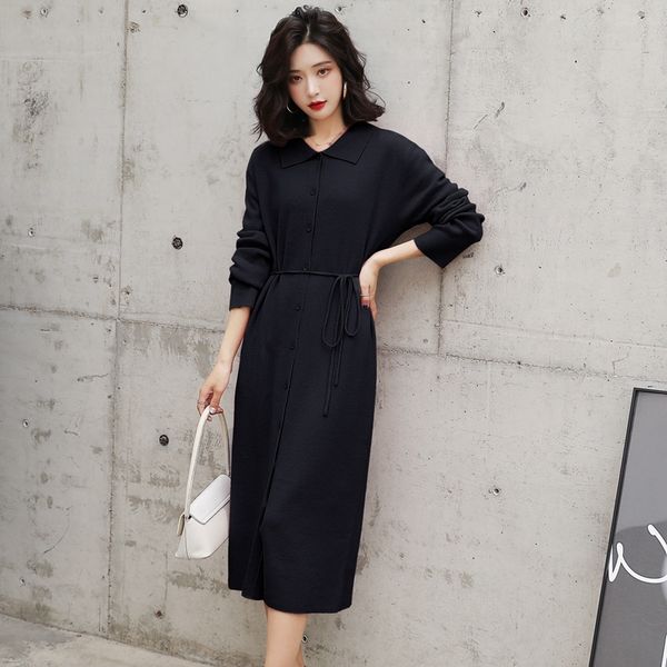 casual dresses ladies only-breasted in solid shirt turn down collar long sleeve lace up fine mesh cardigan style korean, Black;gray
casual dresses ladies only-breasted in solid shirt turn down collar long sleeve lace up fine mesh cardigan style korean, Black;gray