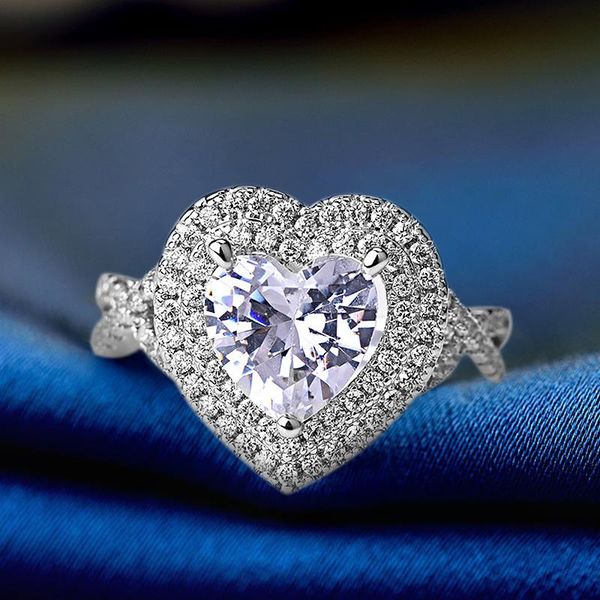 wedding rings anniversary party ring bride exquisite women's fashion couple promise engagement jewelry christmas gift, Slivery;golden
wedding rings anniversary party ring bride exquisite women's fashion couple promise engagement jewelry christmas gift, Slivery;golden